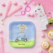 男の赤ちゃん・ゴルファーのためのゴルフ第1の誕生日 ペーパープレート (パーティー)