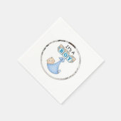 男の赤ちゃん スタンダードカクテルナプキン (角)