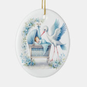 男の赤ちゃん セラミックオーナメント (右)