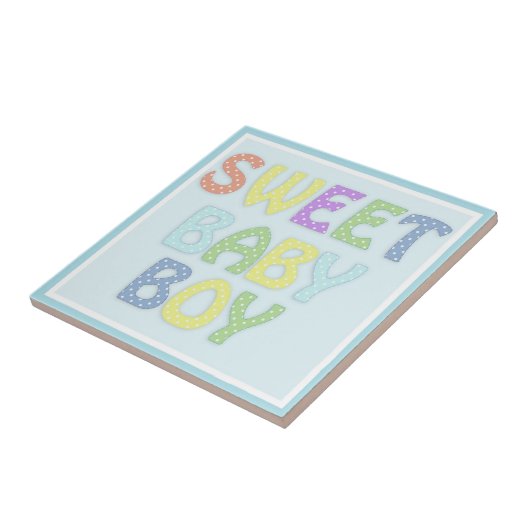 男の赤ちゃん タイル (側面)