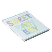 男の赤ちゃん ノートパッド (アングル)