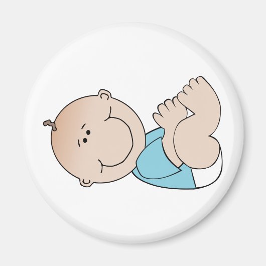男の赤ちゃん マグネット (正面)
