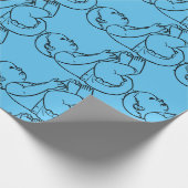 男の赤ちゃん ラッピングペーパー (角)