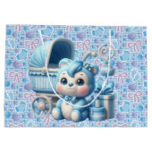 男の赤ちゃん ラージペーパーバッグ (裏面)