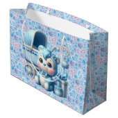 男の赤ちゃん ラージペーパーバッグ (裏面アングル)