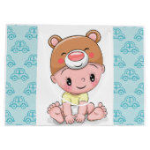 男の赤ちゃん ラージペーパーバッグ (裏面)