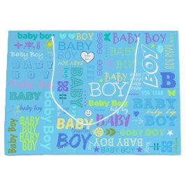 男の赤ちゃん ラージペーパーバッグ