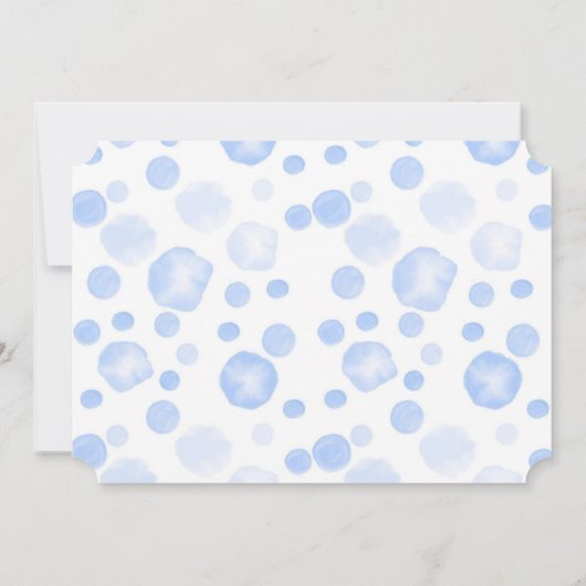 男の赤ちゃん 案内状 (裏面)