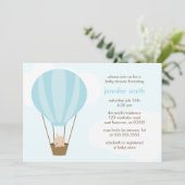 男の赤ちゃん(青いバルーン) 招待状 (スタンド正面)