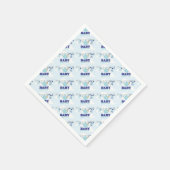 男の赤ちゃんSHOWER/PARTYの物 スタンダードカクテルナプキン (角)