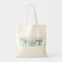 男の赤ちゃんSHOWER/PARTYの物 トートバッグ