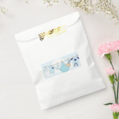 男の赤ちゃんSHOWER/PARTYの物 フェイバーバッグ (封をした状態)