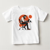 男の赤ちゃんtシャツ ベビーTシャツ (正面)
