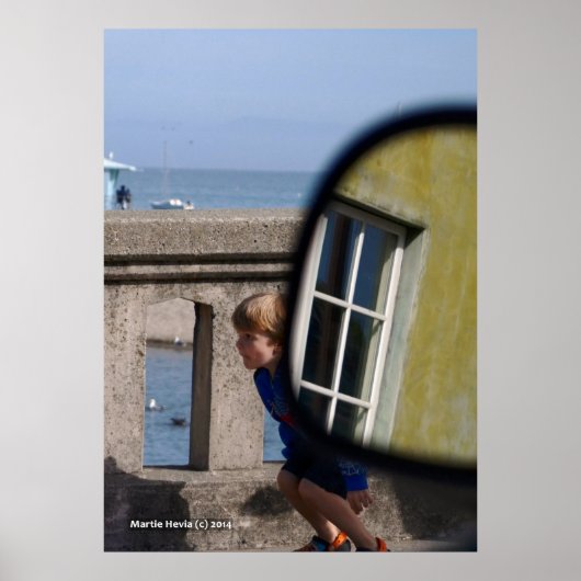 男の走子が橋に ポスター (正面)