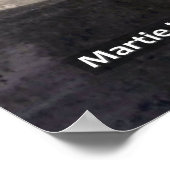 男の走子が橋に ポスター (角)