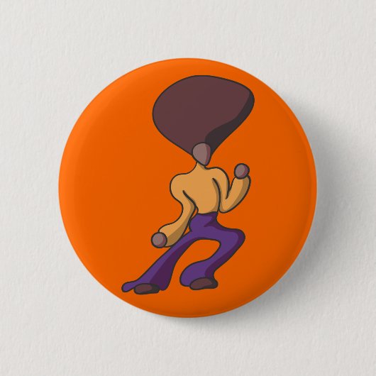 男の込み合いのため 缶バッジ (正面)