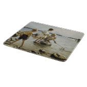 男の遊子は海岸にいる（アルバート・エーデルフェルト） カッティングボード (角)