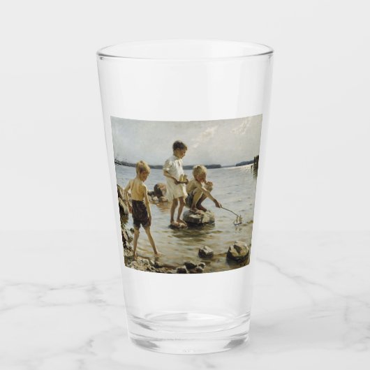 男の遊子は海岸にいる(アルバート・エーデルフェルト) タンブラーグラス (正面)