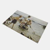 男の遊子は海岸にいる（アルバート・エーデルフェルト） ドアマット (アングル)