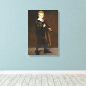 男の運子の剣（エドアード・マネ） キャンバスプリント (インサイチュ (ウッドフロア))