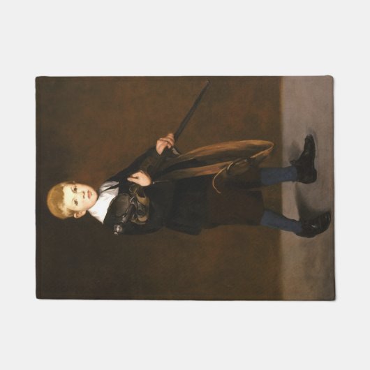 男の運子の剣（エドアード・マネ） ドアマット (正面)