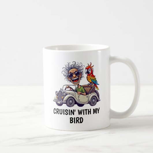 男の運転 コーヒーマグカップ (右)