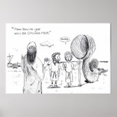 男の釣り人 ポスター (正面)