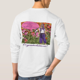 男の長い袖tee.おめでとう。 ocelot/ge tシャツ