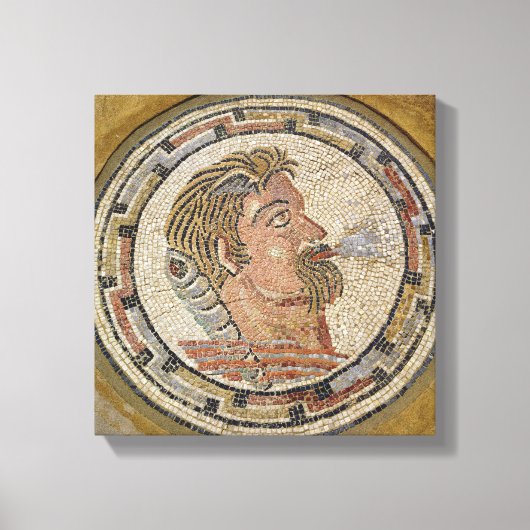 男の頭2 キャンバスプリント (正面)