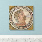 男の頭2 キャンバスプリント (インサイチュ (ウッドフロア))