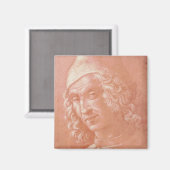 男の頭 マグネット (正面/裏面)