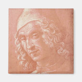 男の頭 マグネット (正面)