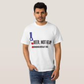 男のTシャツが怖くないビール Tシャツ (正面フル)