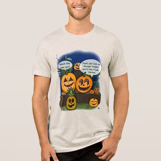 男のTシャツを思い出す夜 トライブレンドＴシャツ (正面)