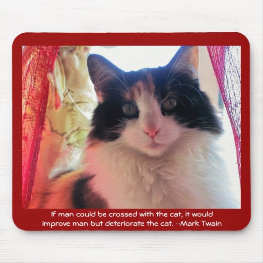 男はカリコと渡った？ マウスパッド (正面)