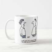 男はパブに行けない妻はお金がない コーヒーマグカップ (左)