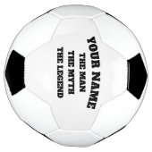 男は伝説の名前をカスタムする神話をおもしろい サッカーボール (回転)