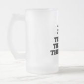 男は伝説の名前をカスタムする神話をおもしろい フロストグラスビールジョッキ (左)