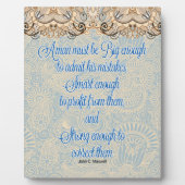 男は十分大きいに違いない フォトプラーク (正面)