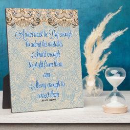 男は十分大きいに違いない フォトプラーク