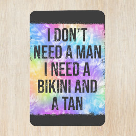 男は必要ない、ビキニとタンクルーズドアが必要 マグネット