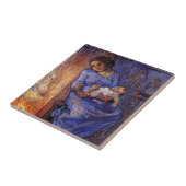 男は海にいるヴィンセント・ヴァン・ゴッホ タイル (側面)