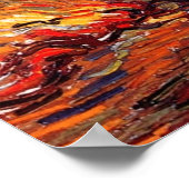 男は海にいるヴィンセント・ヴァン・ゴッホ ポスター (角)