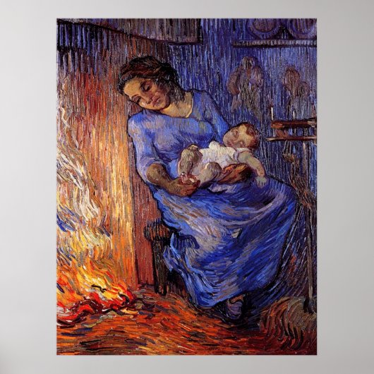 男は海にいるヴィンセント・ヴァン・ゴッホ ポスター (正面)