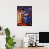 男は海にいるヴィンセント・ヴァン・ゴッホ ポスター (ホームオフィス)