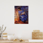 男は海にいるヴィンセント・ヴァン・ゴッホ ポスター (キッチン)