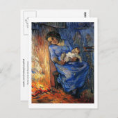 男は海にいる、ビンセント・ヴァン・ゴッホ ポストカード (正面/裏面)