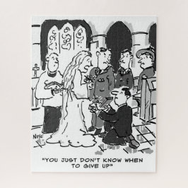 男は花嫁にプロポー結婚ズ – おもしろい ジグソーパズル