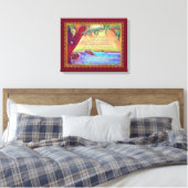 男は賛美木の詩篇1を伸ばしたようなものだ キャンバスプリント (インサイチュ (寝室))