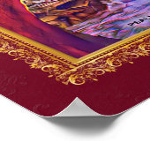 男は賛美木の詩篇1アートのプリントのよう ポスター (角)